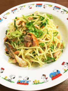 塩鮭とネギの和風焼きそば-レシピのメイン写真