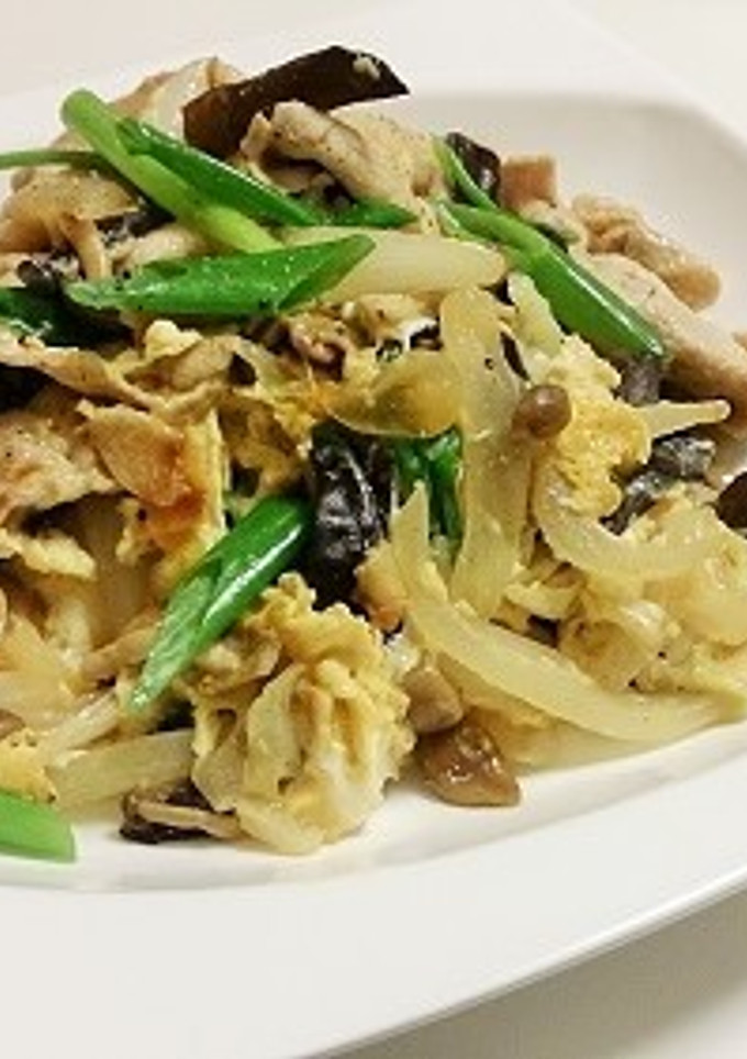 豚肉と生きくらげの卵炒め-レシピのメイン写真