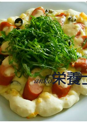 ★簡単絶品♪爽やか☆お花型塩麹レモンピザ-レシピのメイン写真