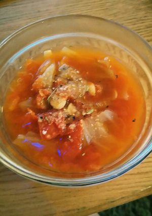 キアヌ入りトマトスープ-レシピのメイン写真