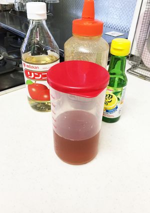 爽やか♪リンゴ酢と蜂蜜のドリンク-レシピのメイン写真