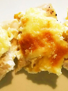 お弁当に!鶏むね肉の卵マヨチーズ焼き-レシピのメイン写真