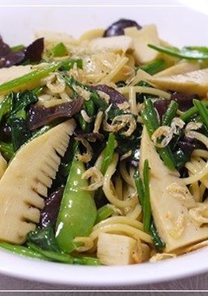☆桜えびと筍の春野菜パスタ☆-レシピのメイン写真