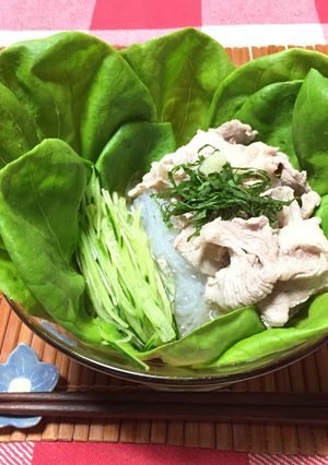 ダイエット☆こんにゃくそうめんサラダ菜-レシピのメイン写真