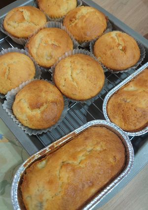 バナナのカップケーキ-レシピのメイン写真