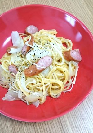 玉ねぎウインナーのワンポットパスタ★-レシピのメイン写真