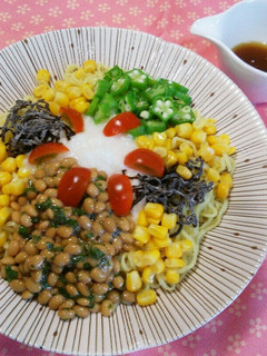 ぶっかけトロネバ海鮮ラーメン-レシピのメイン写真