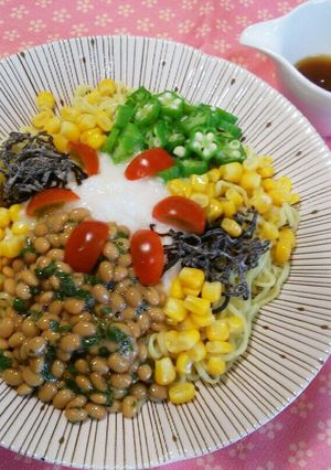ぶっかけトロネバ海鮮ラーメン-レシピのメイン写真