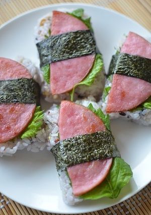 セブンのソーセージでスパムむすび！-レシピのメイン写真