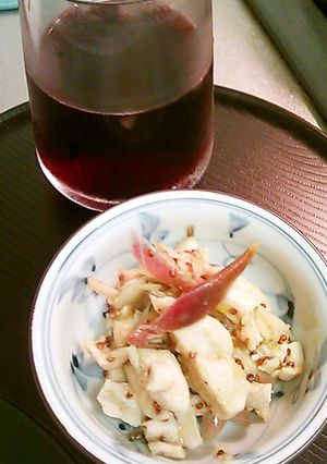 ササミの味噌粒マスタード和え-レシピのメイン写真