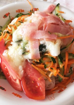 長芋で疲労回復！簡単☆ぶっかけそうめん♬-レシピのメイン写真