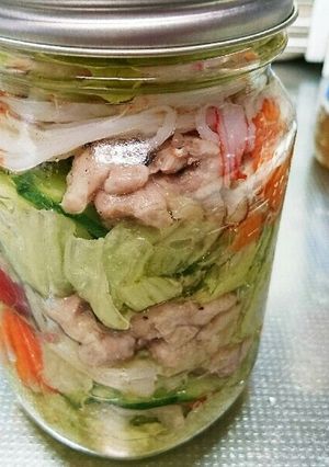 女子高生・女子大生のお弁当ジャーサラダ-レシピのメイン写真