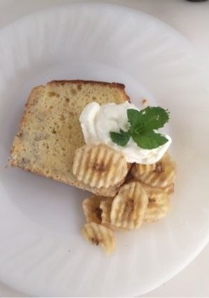 濃厚 バナナクリームのパウンドケーキ-レシピのメイン写真