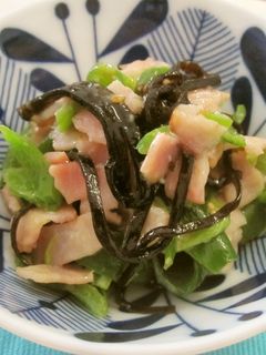 ピーマンとベーコンの和え物-レシピのメイン写真