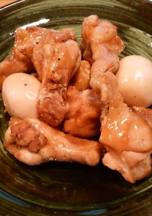 手羽元と卵の煮物-レシピのメイン写真