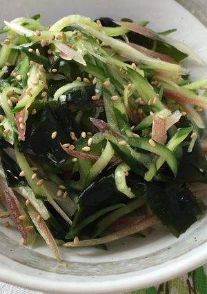 キュウリとミョウガの酢の物-レシピのメイン写真