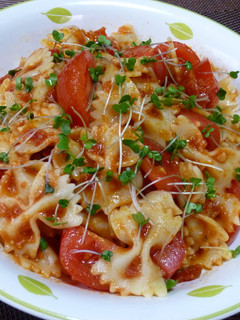 ファルファレのトマトソースパスタ-レシピのメイン写真