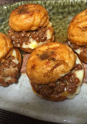 薩摩揚げの納豆チーズ香ばし焼き⁂-レシピのメイン写真