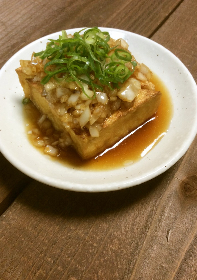 大根おろし和風ドレッシングがけで厚揚げを-レシピのメイン写真