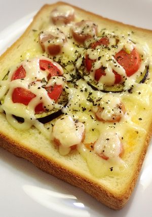 栄養満点!夏野菜トースト-レシピのメイン写真