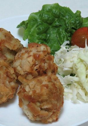 残りカレーでザクザクコロッケ-レシピのメイン写真