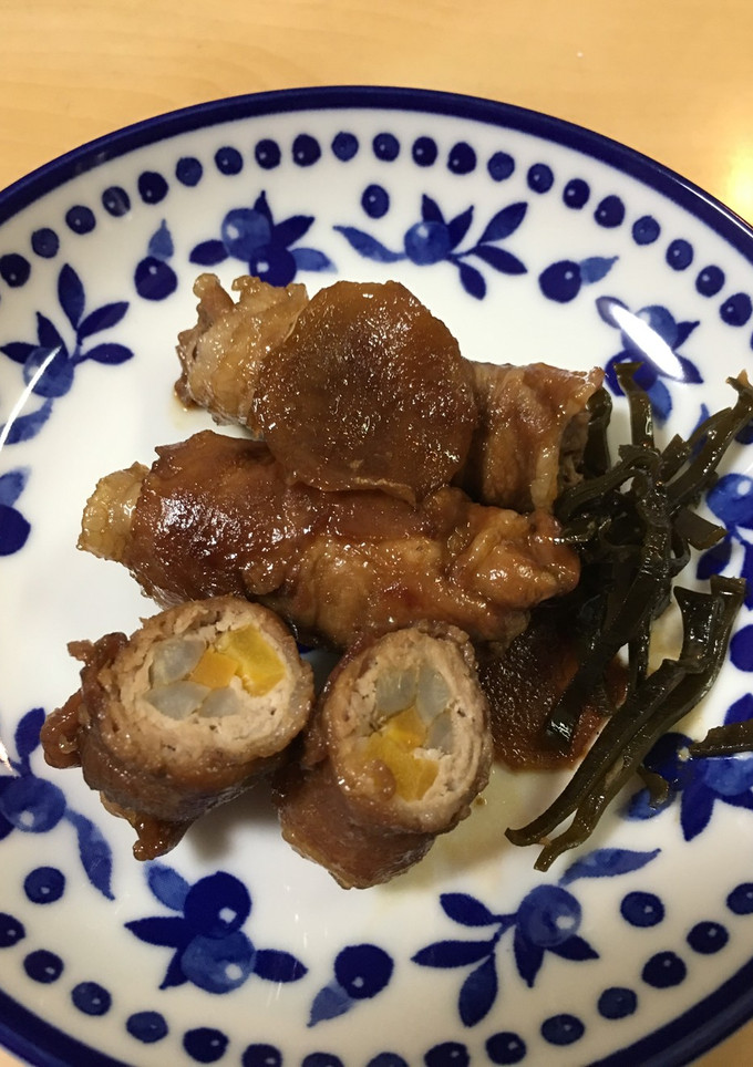 ごぼうとにんじんの豚肉巻き煮-レシピのメイン写真