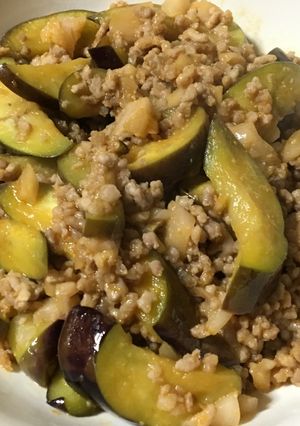 岩下の新生姜+丸越チゲ鍋素で麻婆茄子-レシピのメイン写真