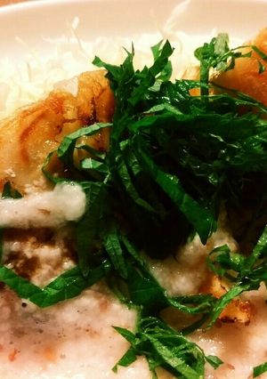 暑い夏にサッパリうめトロギョーザ-レシピのメイン写真