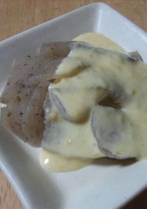 さしみこんにゃく☆味噌マヨソース-レシピのメイン写真