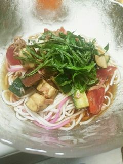 トマトとツナの冷やしそうめん-レシピのメイン写真