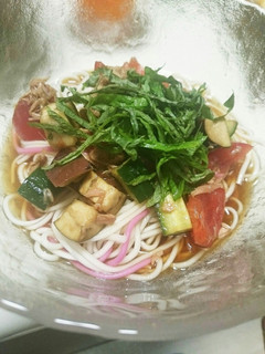 トマトとツナの冷やしそうめん-レシピのメイン写真