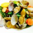 小松菜と新じゃがの旨煮