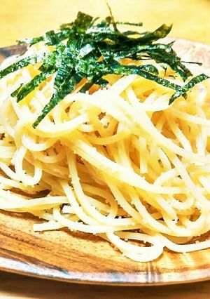 明太(たらこ)パスタ昆布茶入りで風味UP-レシピのメイン写真