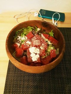 ヘルシー!トマト寒天のチーズサラダ-レシピのメイン写真