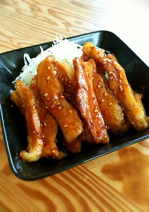 豚トロの甘酢照り焼き-レシピのメイン写真