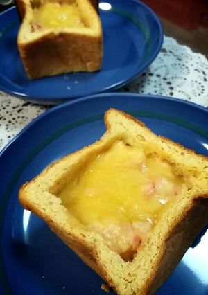 米粉食パンｄｅトマトパングラタン♪-レシピのメイン写真