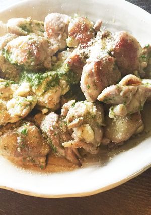 鶏肉のジェノベーゼソースあえ-レシピのメイン写真