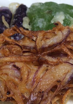 子供も食べれる！赤玉ねぎの かき揚げ-レシピのメイン写真
