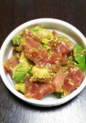 新食感☆ローストキヌア入り☆アヒポキ-レシピのメイン写真