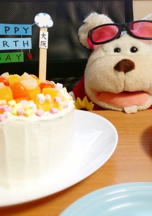 カラーマシュマロケーキ-レシピのメイン写真