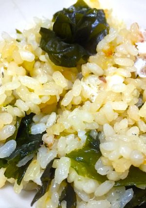 鯵とわかめの炊き込みご飯-レシピのメイン写真