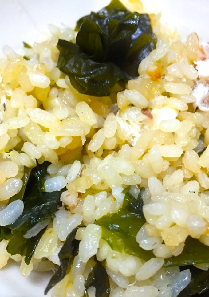 鯵とわかめの炊き込みご飯-レシピのメイン写真