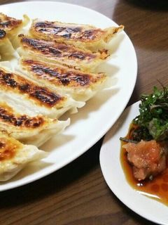 餃子のさっぱり梅シソだれ-レシピのメイン写真