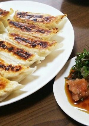 餃子のさっぱり梅シソだれ-レシピのメイン写真