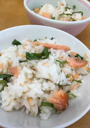 大葉香る♡カンタン鮭ごはん-レシピのメイン写真