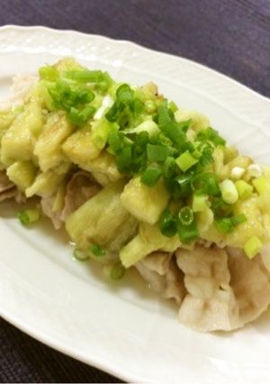 なす焼きと冷しゃぶのあっさり仕立て-レシピのメイン写真
