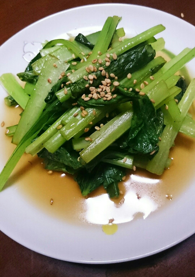 簡単！小松菜の炒め物-レシピのメイン写真