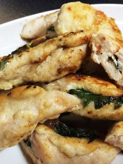 ササミ梅しそ焼き-レシピのメイン写真