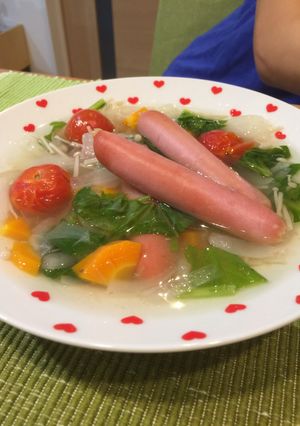 シンプルな 優しい 野菜スープ-レシピのメイン写真