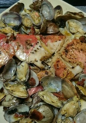 金目鯛のアクアパッツァ-レシピのメイン写真